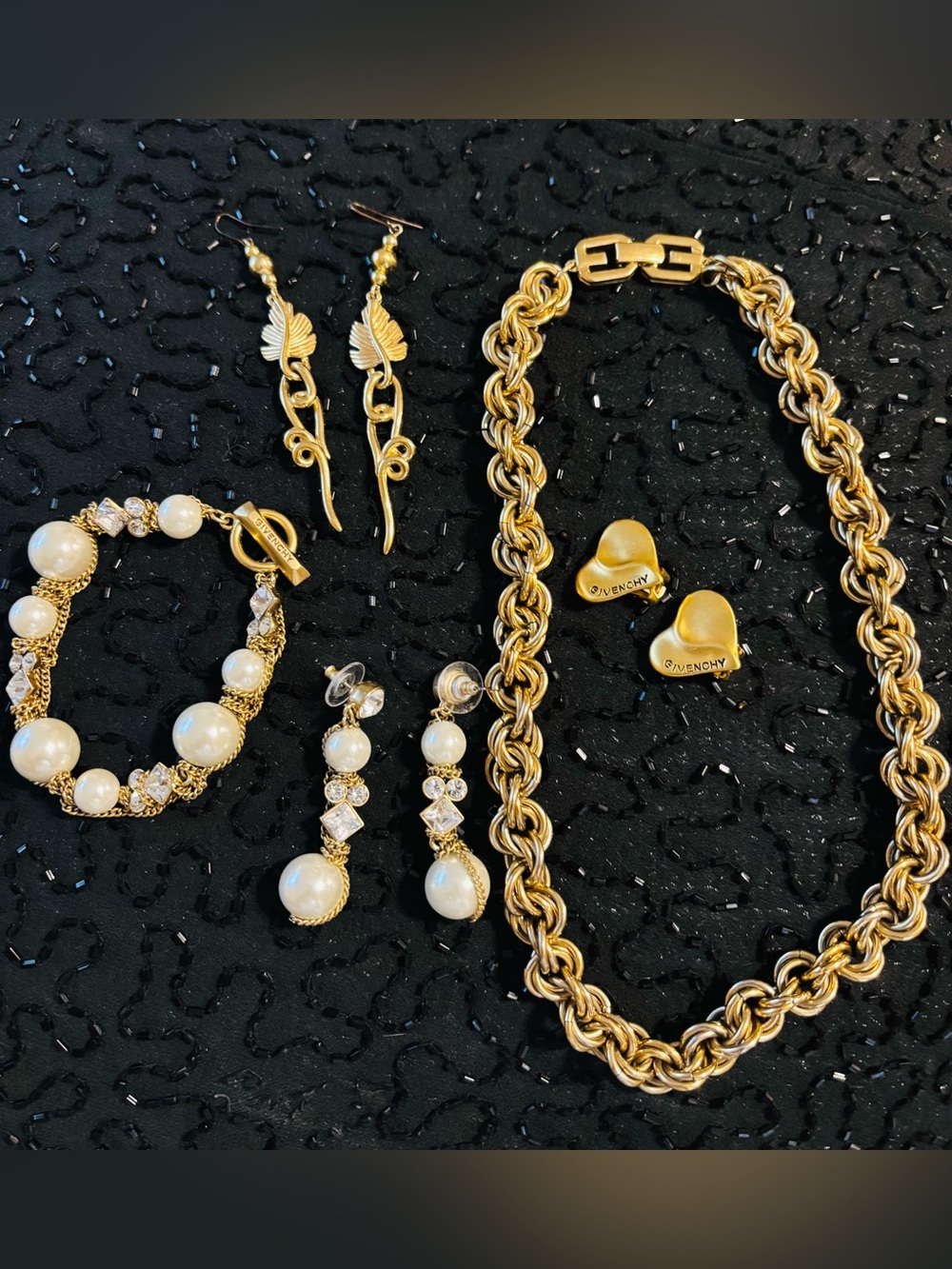 VINTAGE GIVENCHY JEWELRY LOT – Authentic 1980s/1990s Statement Collection